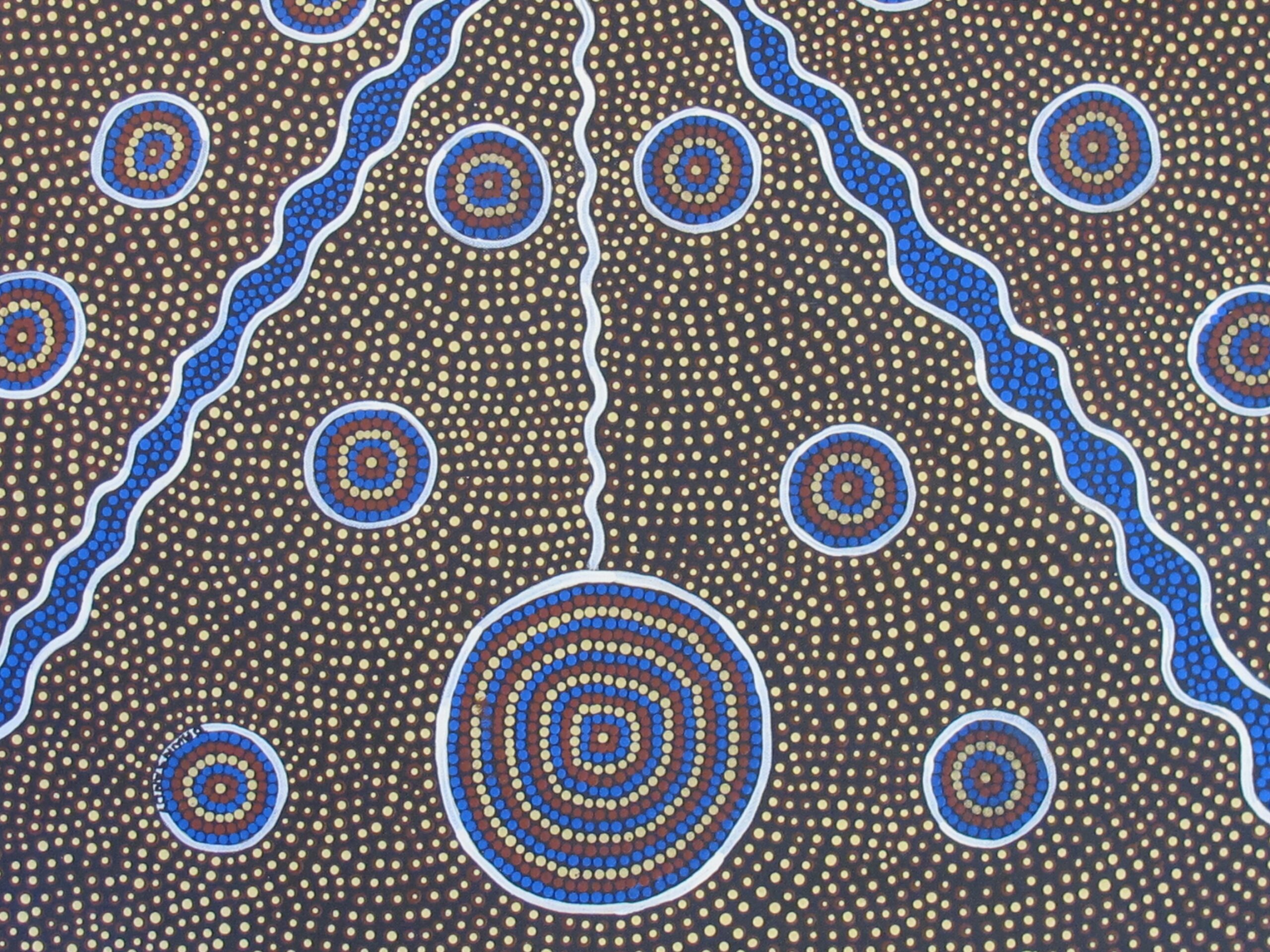 Aboriginal painting from Australia